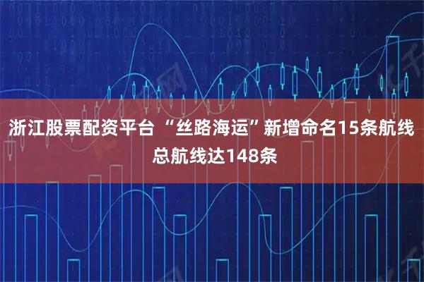 浙江股票配资平台 “丝路海运”新增命名15条航线 总航线达148条